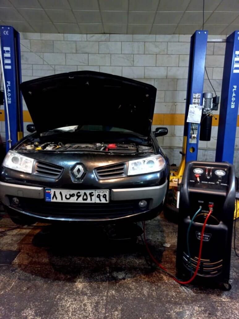 تعویض روغن گیربکس اتوماتیک مگان